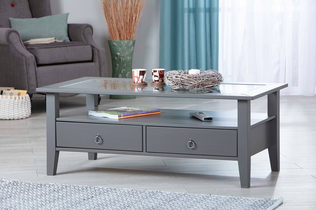 Inter Link Couchtisch Provence 7 grau Kiefer