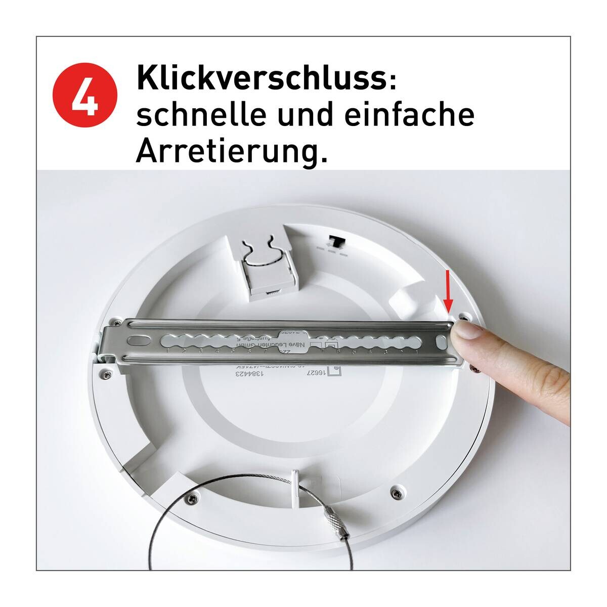 Näve Leuchten Deckenleuchte BONUS NV1384423 weiß Aluminium Kunststoff H/D: ca. 1,5x16,5 cm null 1 Brennstellen