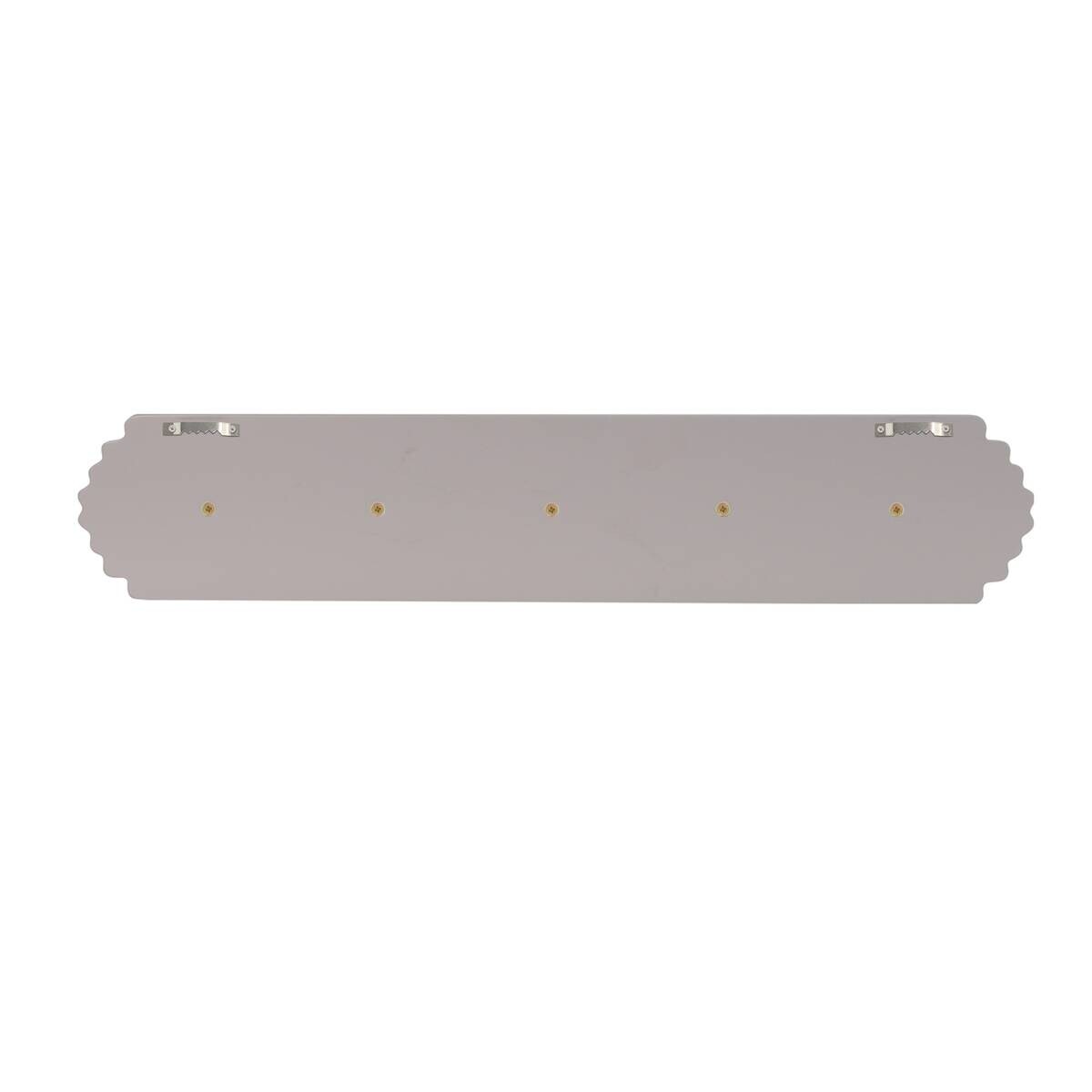 Garderobenleiste Dani grau MDF B/H/T: ca. 50x10x4,5 cm