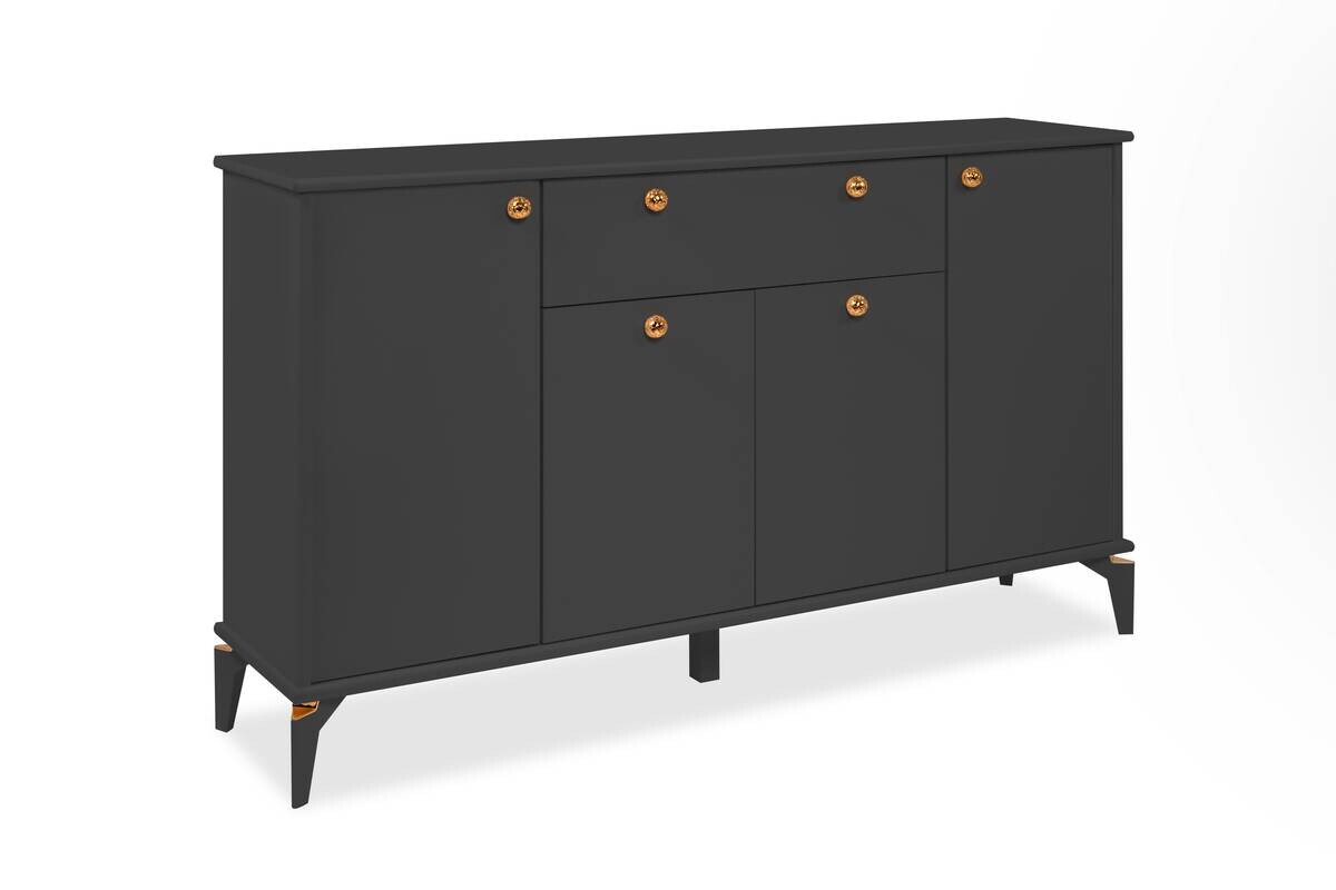 Sideboard Izmir anthrazit B/H/T: ca. 158x90x36 cm