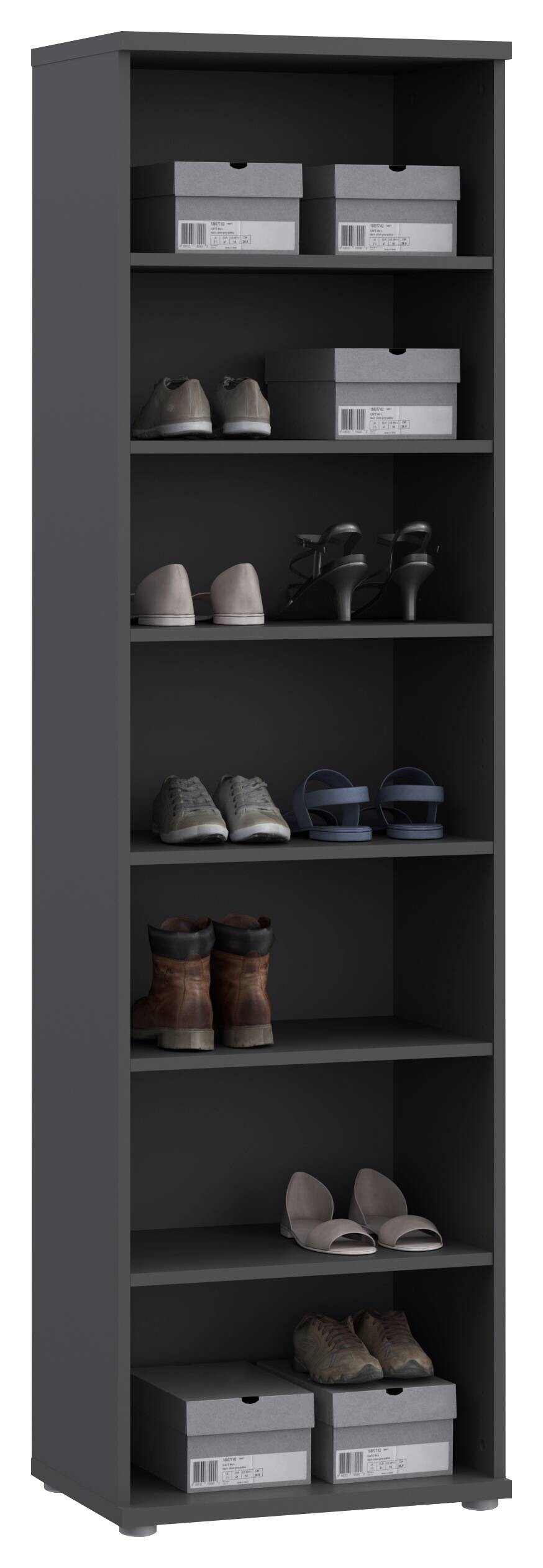 Mehrzweckschrank anthrazit B/H/T: ca. 50x179x35 cm | anthrazit | 50,00/179,00/35,00 cm