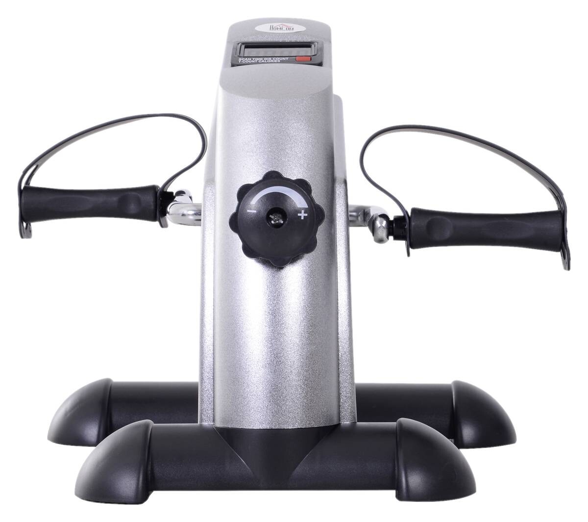 HOMCOM Pedaltrainer silber Metall B/H/T: ca. 39x31x40 cm
