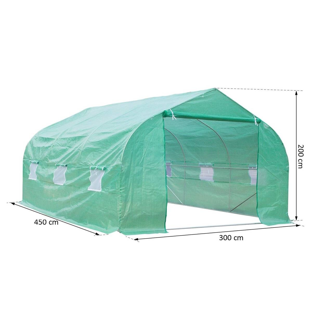 Outsunny Foliengewächshaus B/H/L: ca. 300x200x450 cm