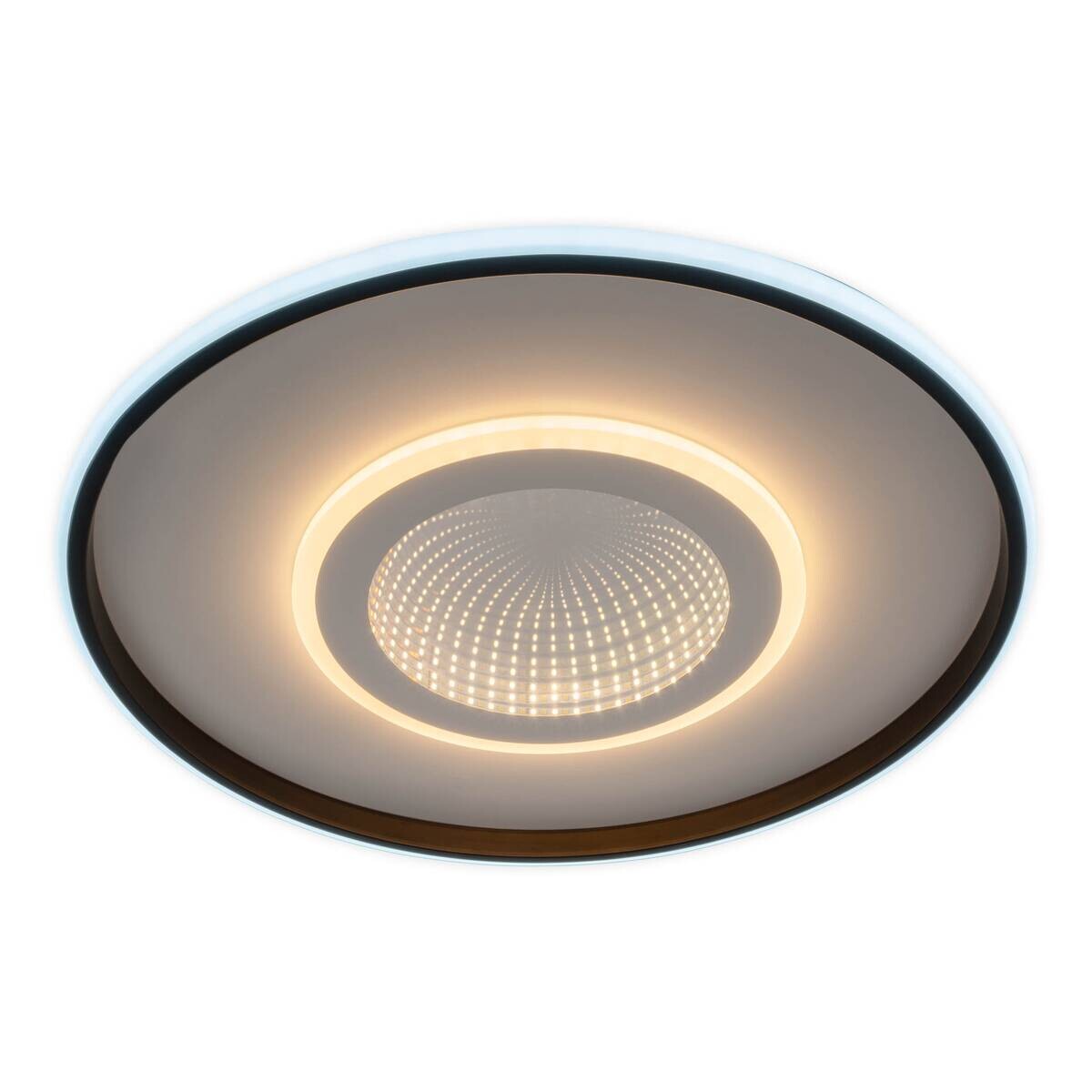 Näve Leuchten Deckenleuchte 1408277 Redona weiß Kunststoff Metall H/D: ca. 6x50 cm null 3 Brennstellen