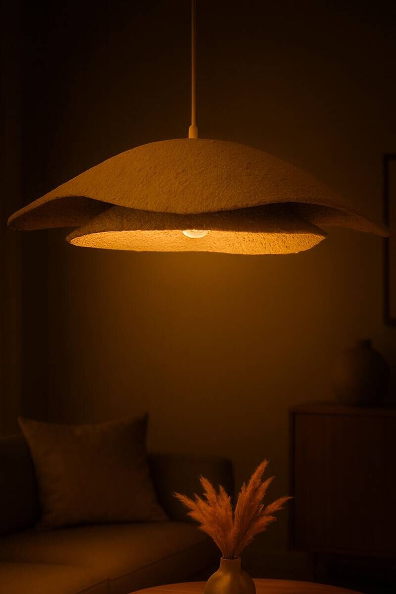 Opviq Pendelleuchte weiß Metall B/H/T/L/D: ca. 58x60x58x58x58 cm E27 1 Brennstellen