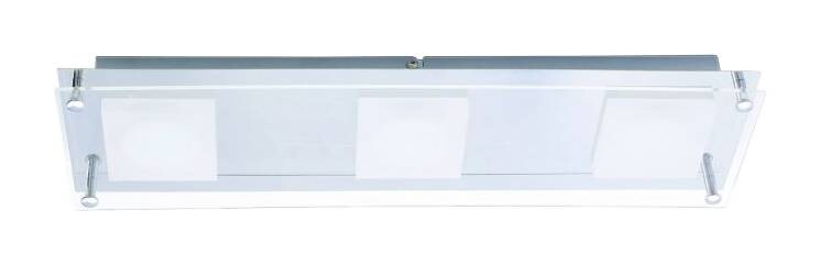 Näve Leuchten LED Wandleuchte Edingburgh Chrom Acryl Edelstahl B/H/L: ca. 12x4,7x44 cm 1 Brennstellen