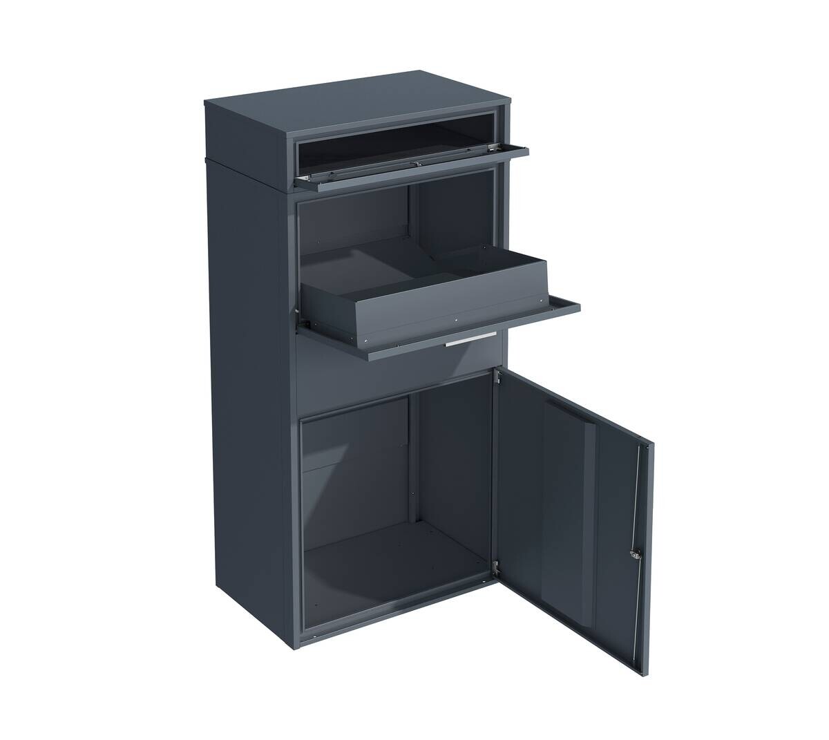 Westmann Paketbox Pavo anthrazit B/H/L: ca. 72x128x45 cm