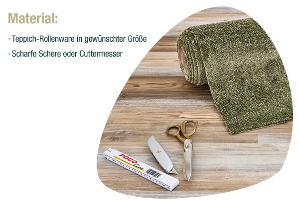 DIY organischer Teppich