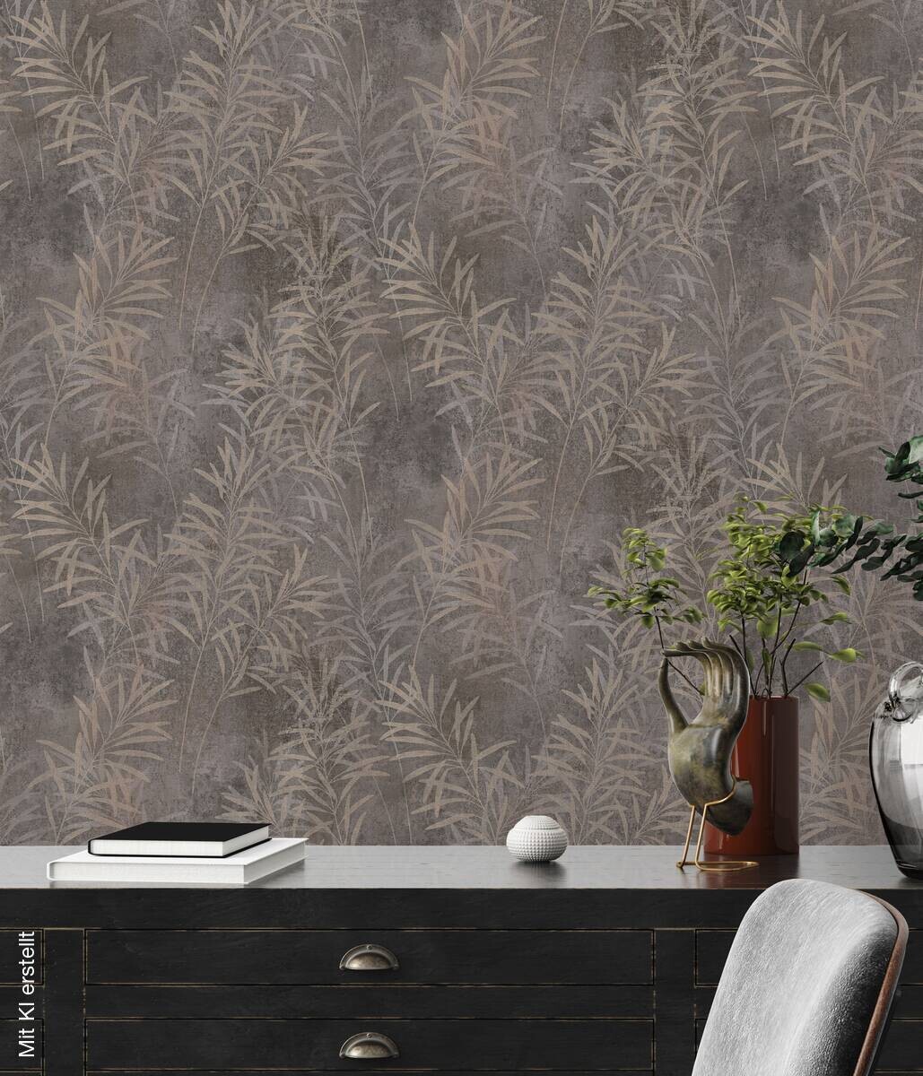 A.S.Creation Vliestapete silber beige B/H/D: ca. 53x1005x8,5 cm