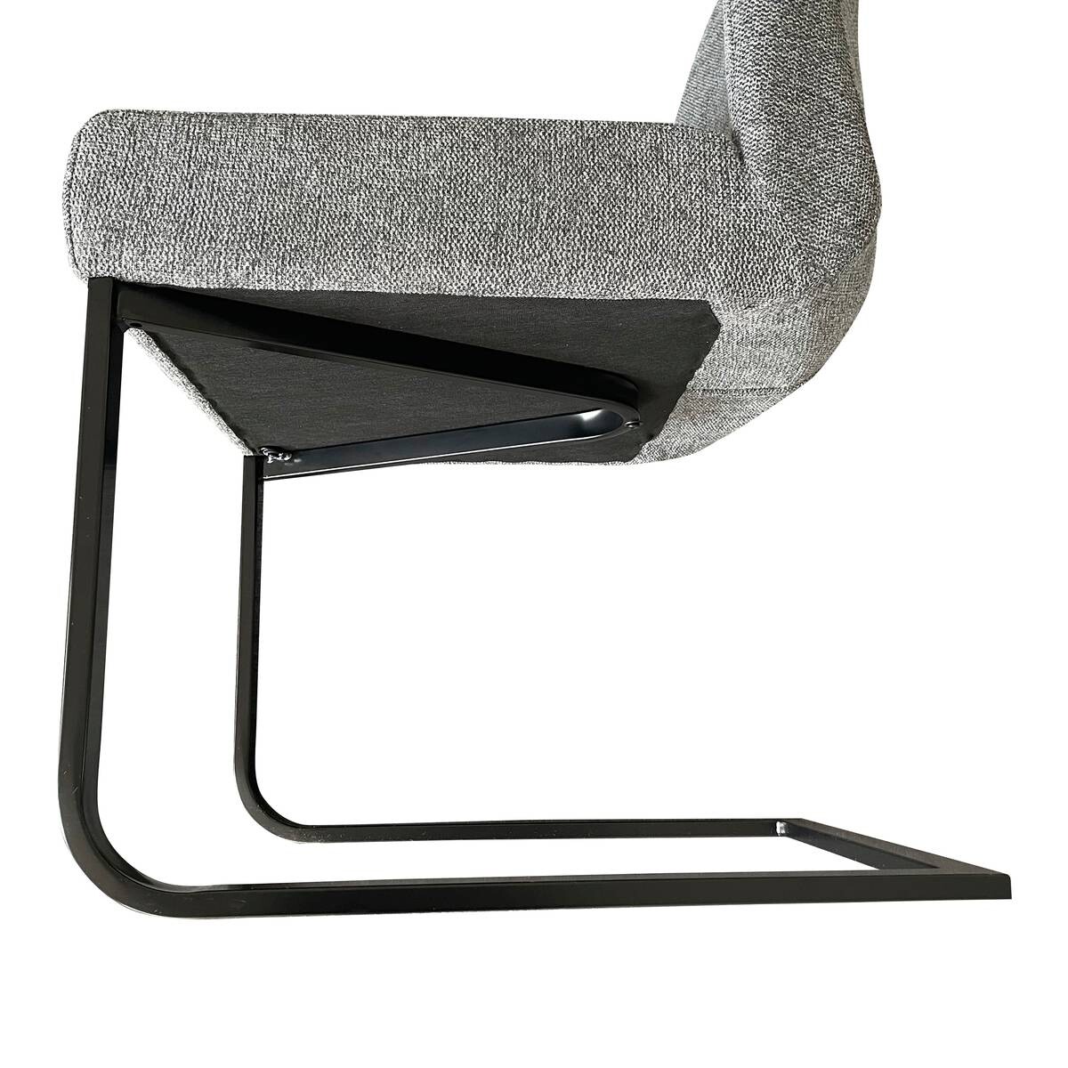 Stuhl MARLEN-XXL 2er-Set dunkelgrau B/H/T: ca. 47x95,5x62 cm