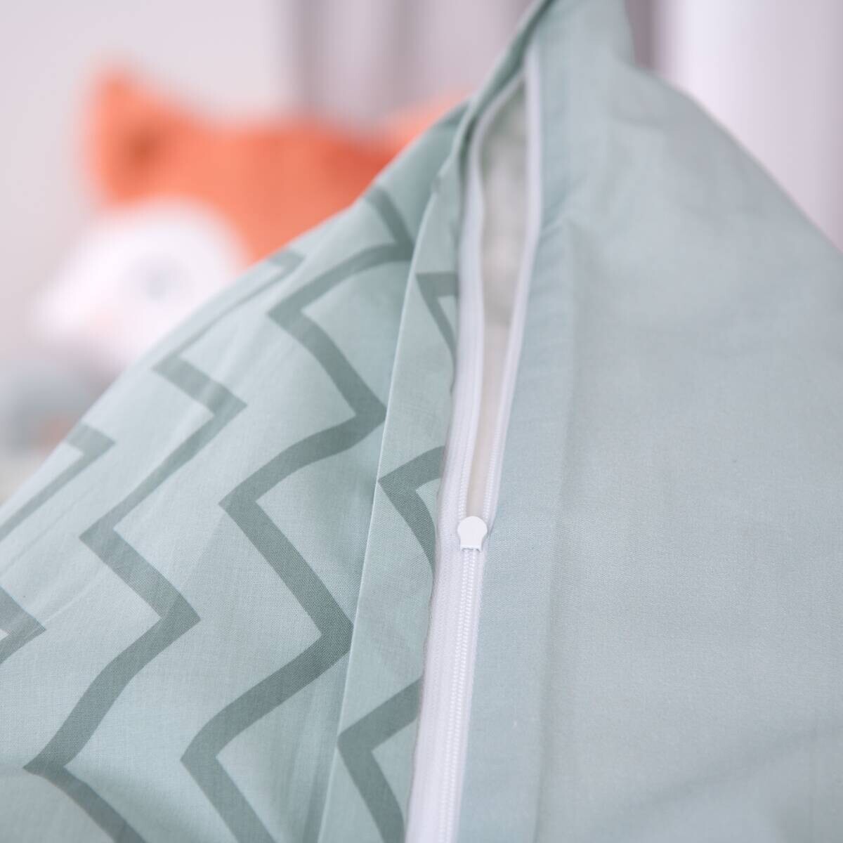 Baumwoll Bettwäsche Nordic Forest grün Baumwolle