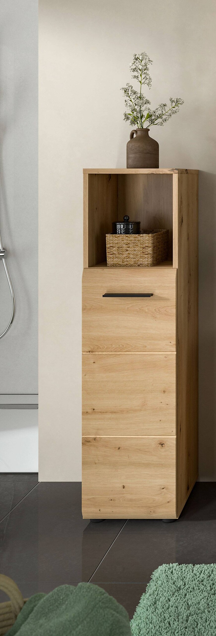 Schrank Ice Artisan Oak Nachbildung B/H/T: ca. 30x110x30 cm