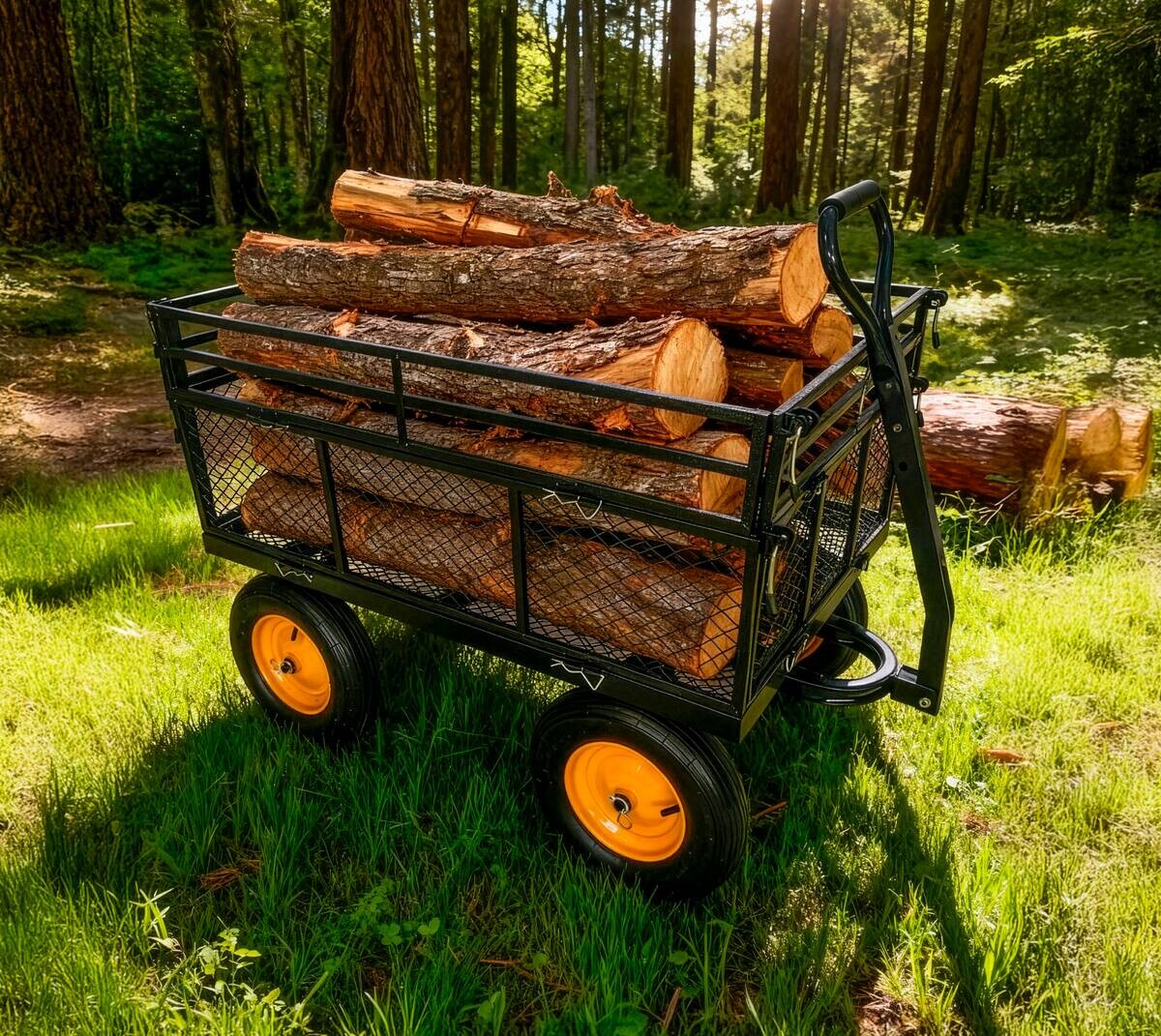 Westmann Transportwagen Transio schwarz B/H/L: ca. 110x43x75 cm