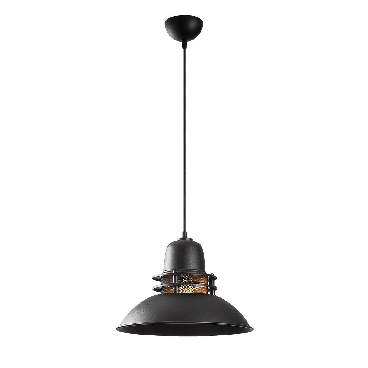 Opviq Pendelleuchte Saglam-3735 gold schwarz B/H/T/L/D: ca. 34x123x34x34x34 cm E27 1 Brennstellen