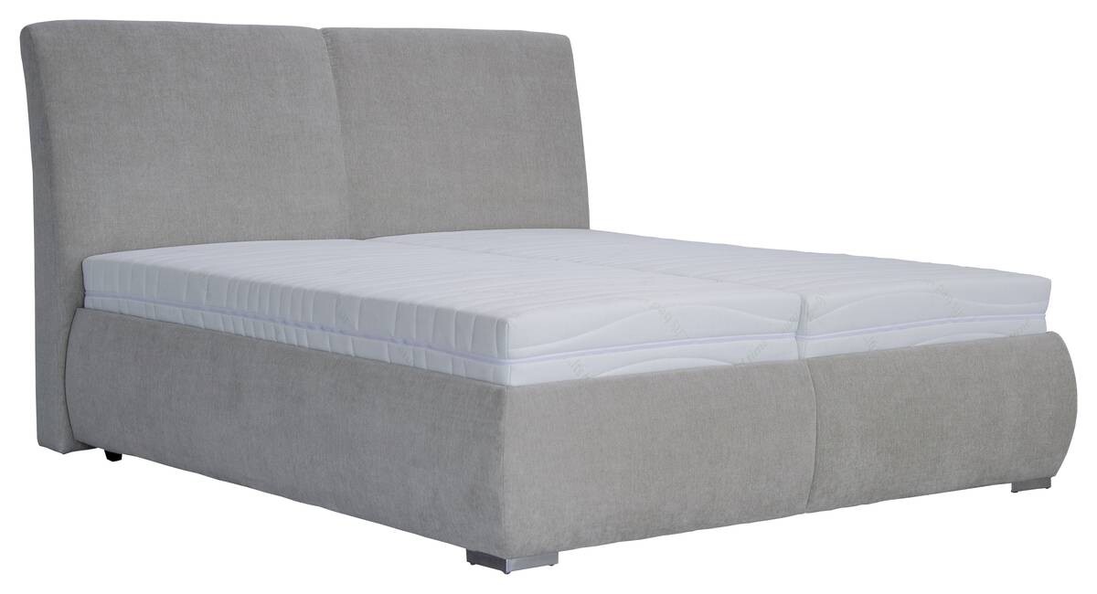 Polsterbett Valeria grau Liegefläche B/L: ca. 180x200 cm