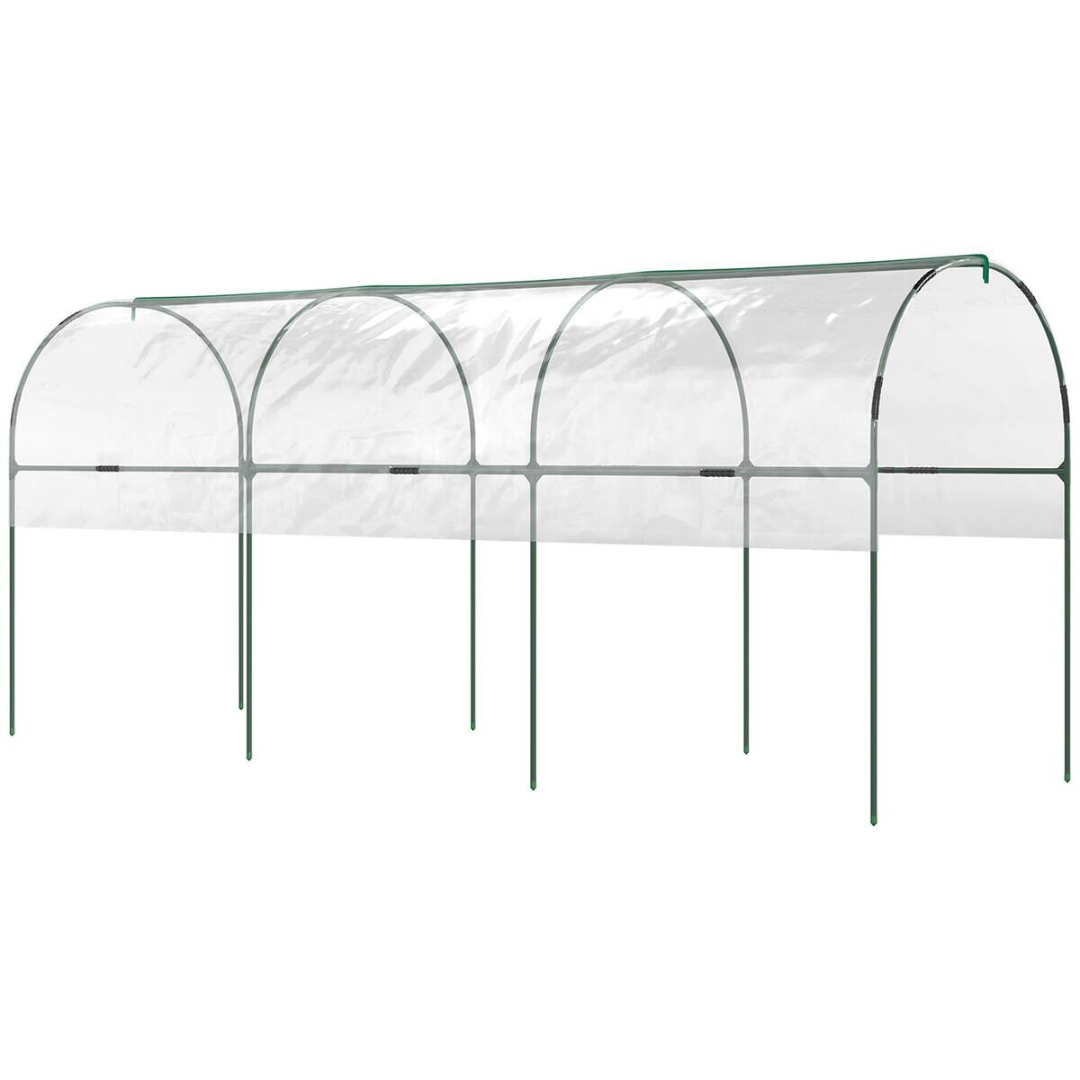 Outsunny Gewächshaus B/H/T/L: ca. 120x170x120x400 cm transparent