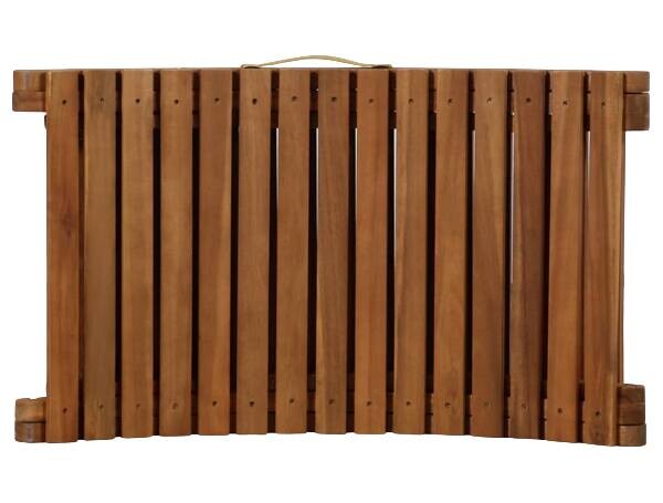 vidaXL Gartenliege braun Polyester B/H/L: ca. 55x64x184 cm