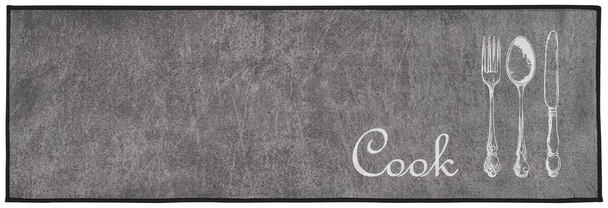 Küchenläufer Trend grau B/L: ca. 50x150 cm