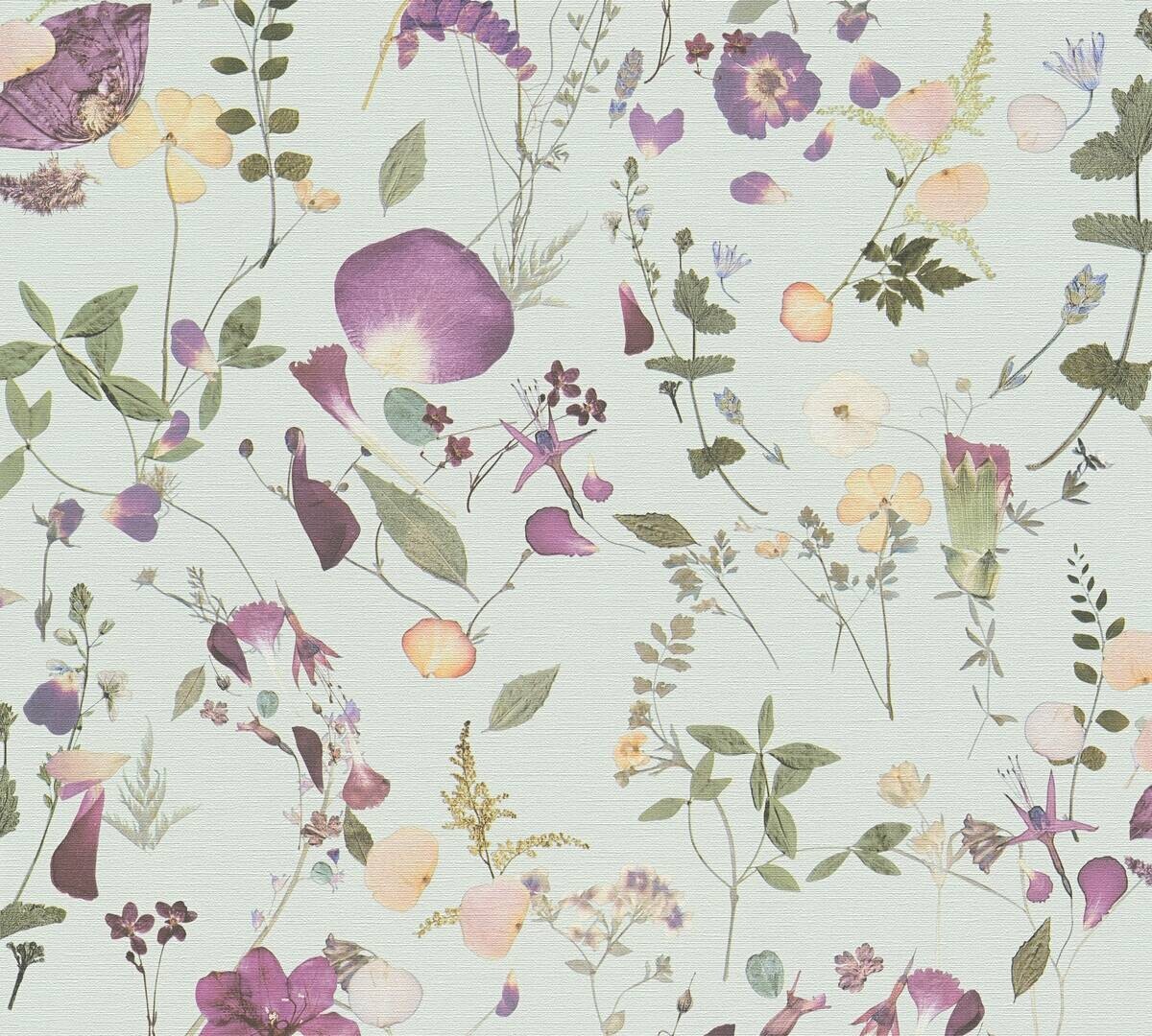 A.S.Creation Vliestapete violett gelb B/H/D: ca. 53x1005x8 cm