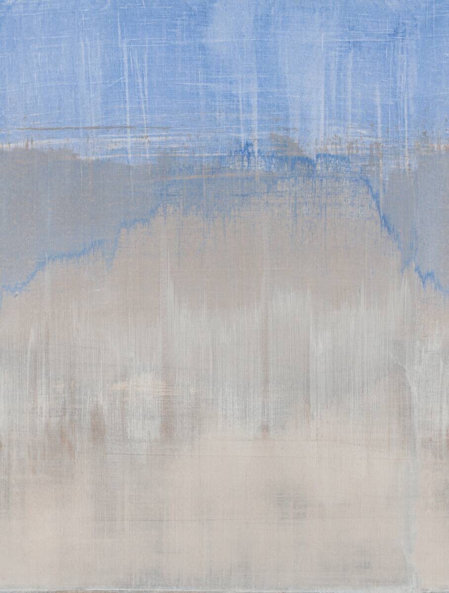 Livingwalls Fototapete Farbverlauf grau blau B/L: ca. 280x212 cm