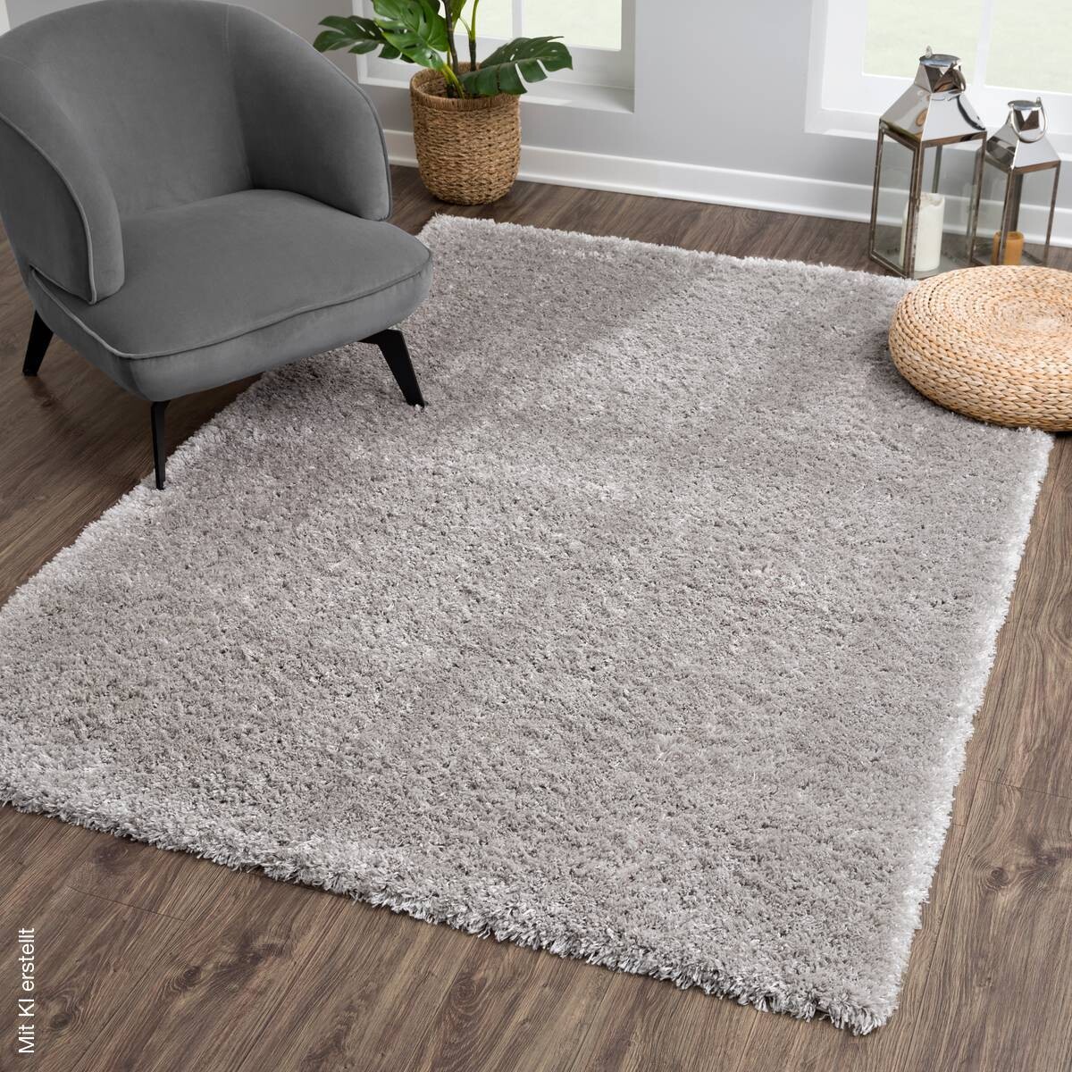 Sanat Teppich Porto grau B/L: ca. 140x200 cm