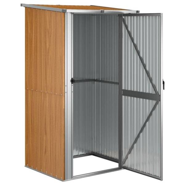vidaXL Gartenhaus braun B/H/T: ca. 118,5x209,5x97 cm