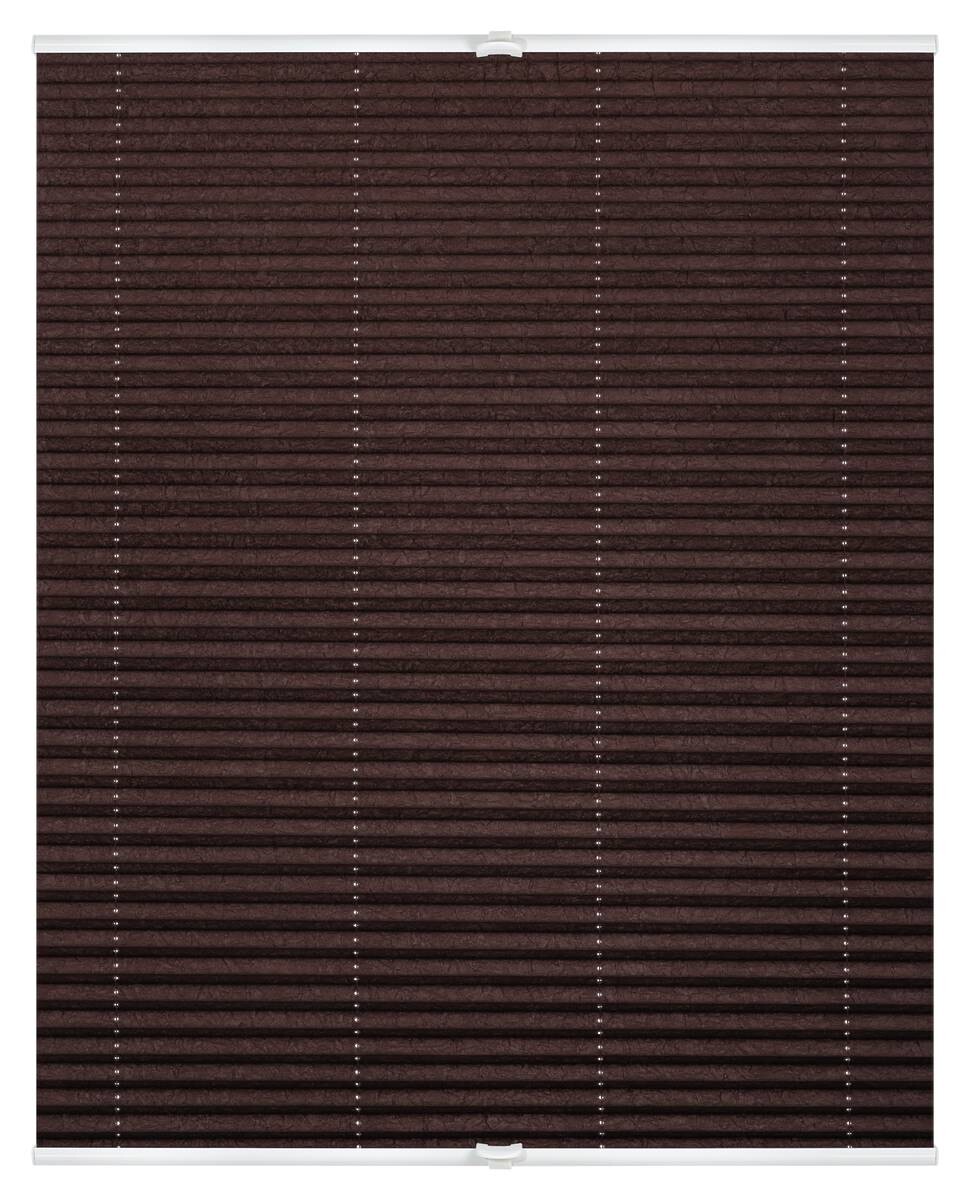 LICHTBLICK Spannplissee braun B/L: ca. 80x130 cm