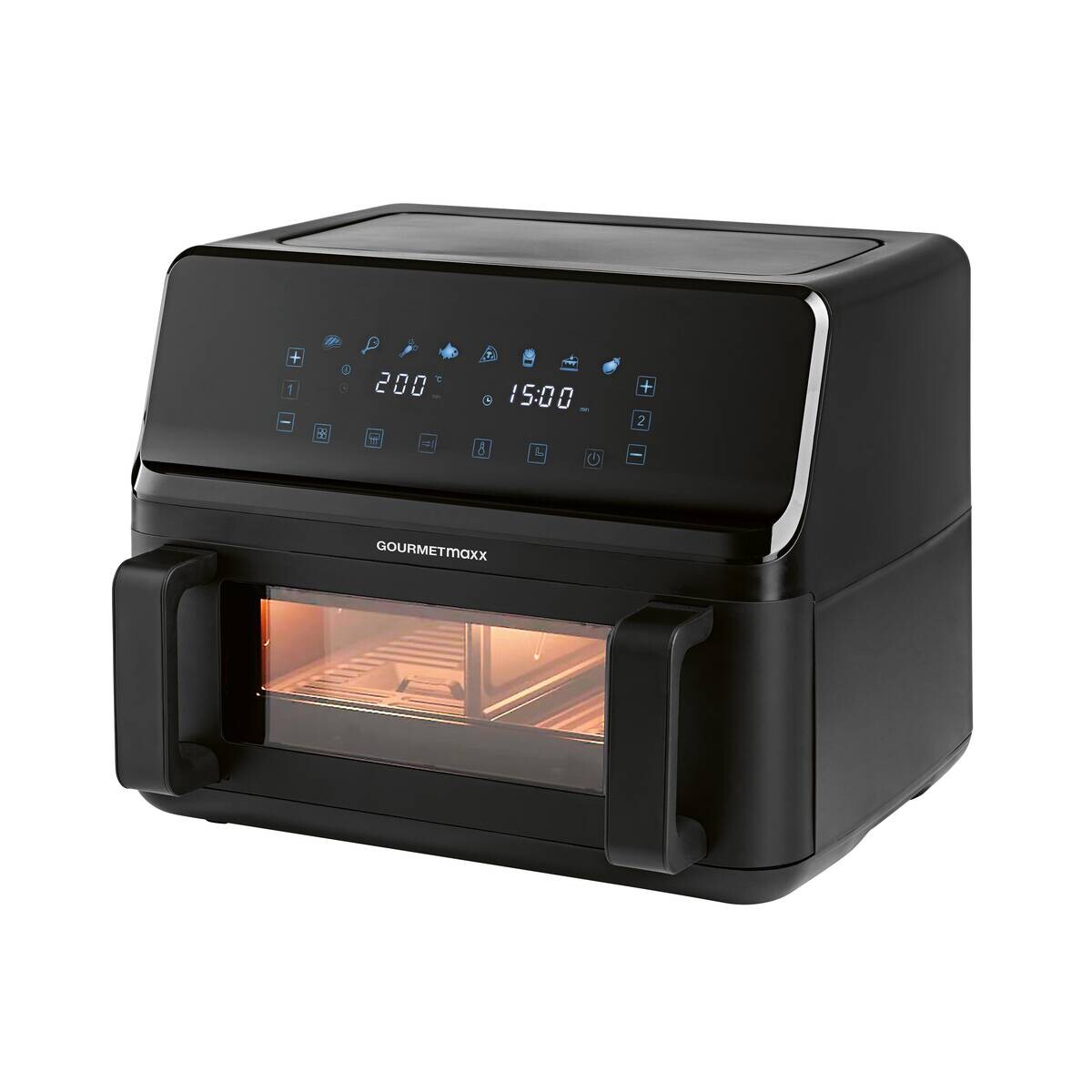 GOURMETmaxx Heißluftfritteuse schwarz Kunststoff B/H/L: ca. 37,2x30,1x39 cm ca. 9 l