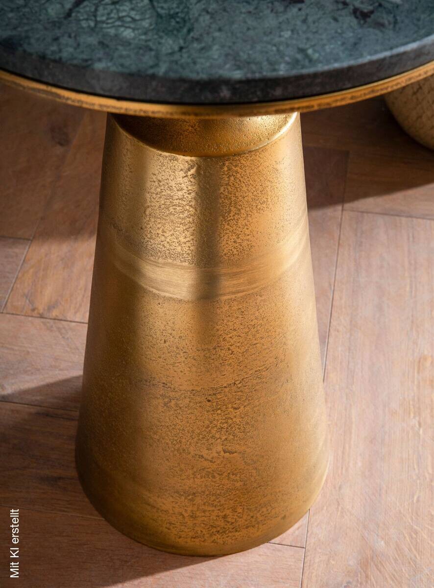 Beistelltisch gold Optik Marmor B/H/T: ca. 40x57x40 cm