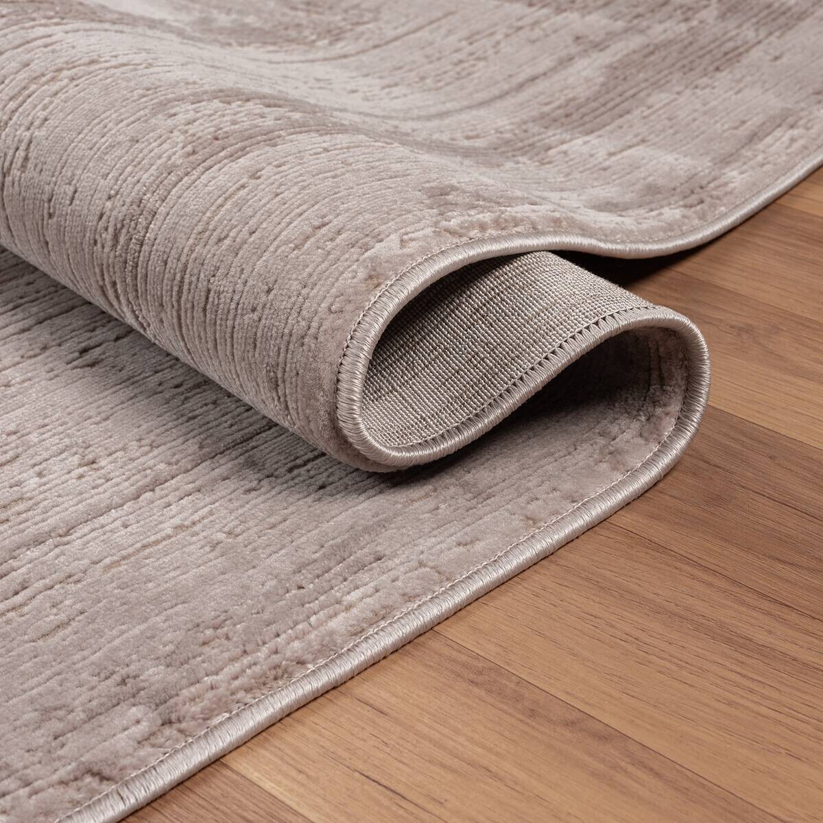 Webteppich Costa taupe B/L: ca. 80x300 cm