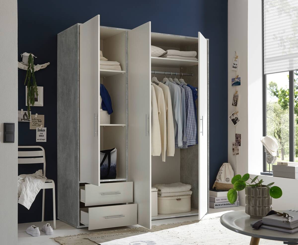 Kleiderschrank Valencia B/H/T: ca. 155x195x60 cm