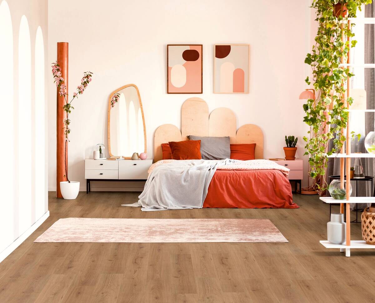 Laminatboden Trend Eiche natur ca. 2,131 m² B/L: ca. 19,3x138 cm pro Paket
