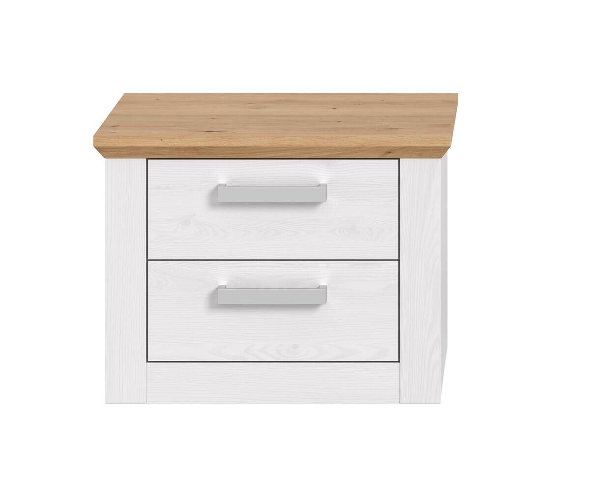 Nachtkonsole VERONA Sibiu Lärche Nachbildung Eiche Artisan Nachbildung B/H/T: ca. 56x43x39 cm