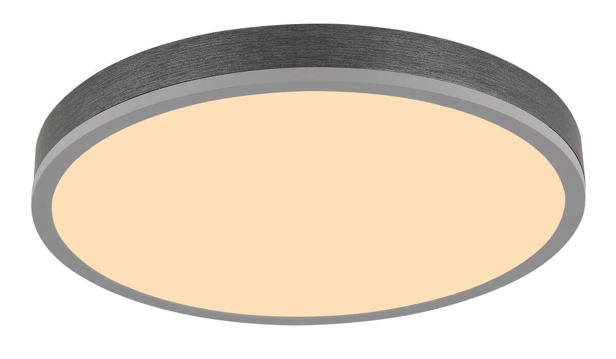GLOBO LED-Deckenleuchte DORO 416080AD2R-CCT silber Opal Aluminium MDF H/D: ca. 8,5x45 cm 1 Brennstellen