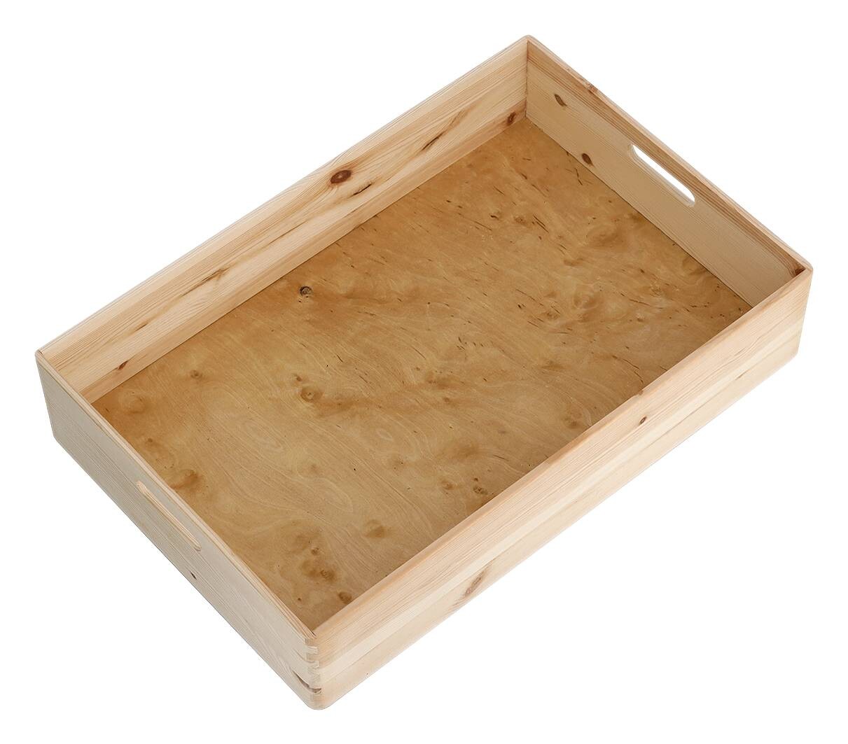 Zeller Allzweckkiste natur Kiefer B/H/L: ca. 60x15x40 cm