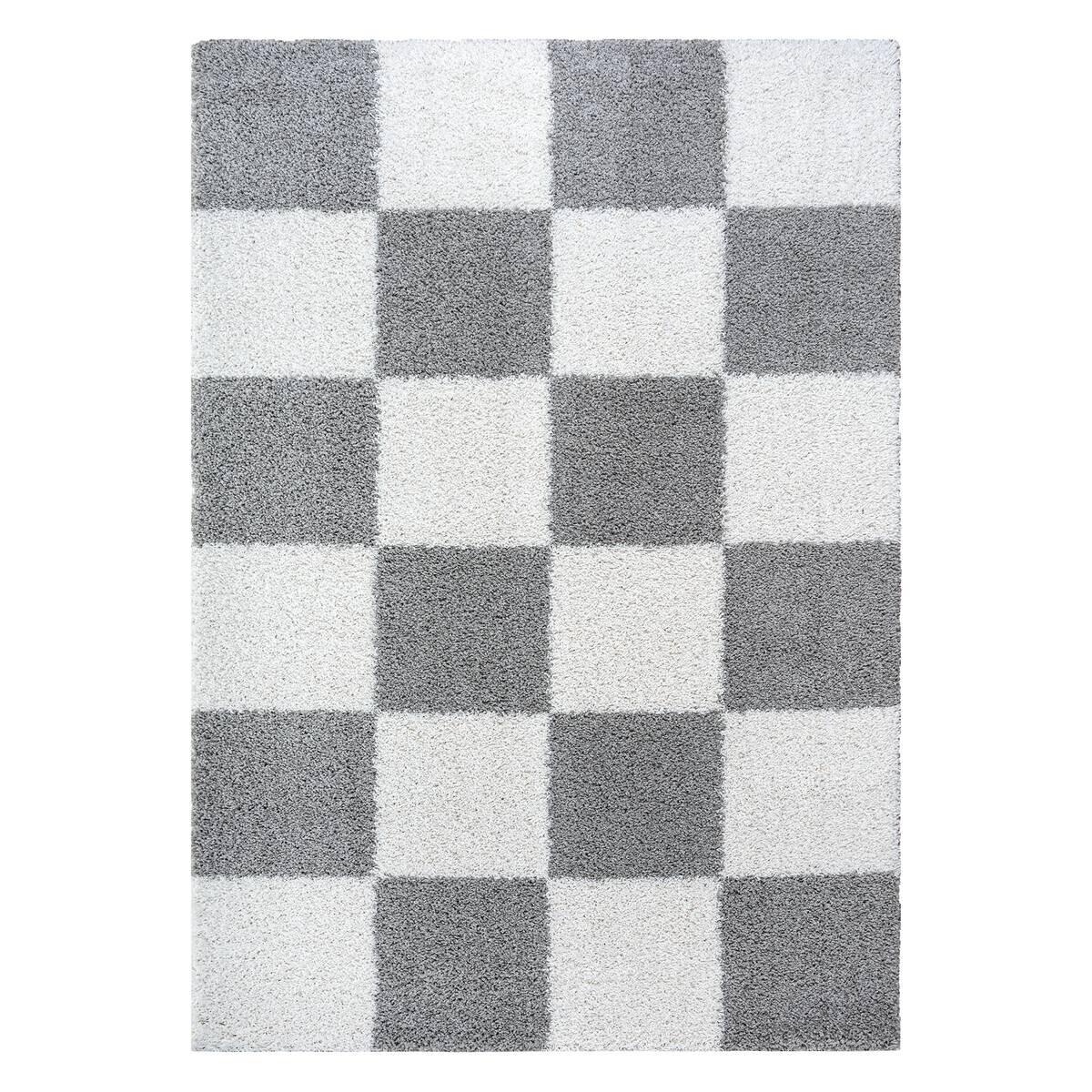 Sanat Hochflorteppich MILANO hellgrau B/L: ca. 200x290 cm