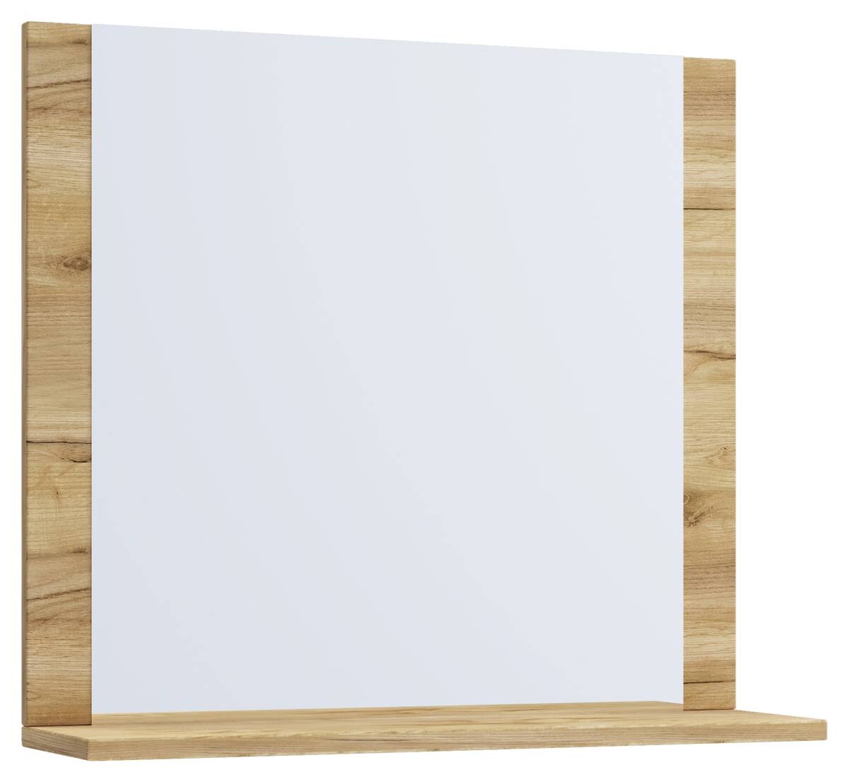 VCM Möbel Wandspiegel Lendas Eiche Honig B/H/T: ca. 60x65x17 cm