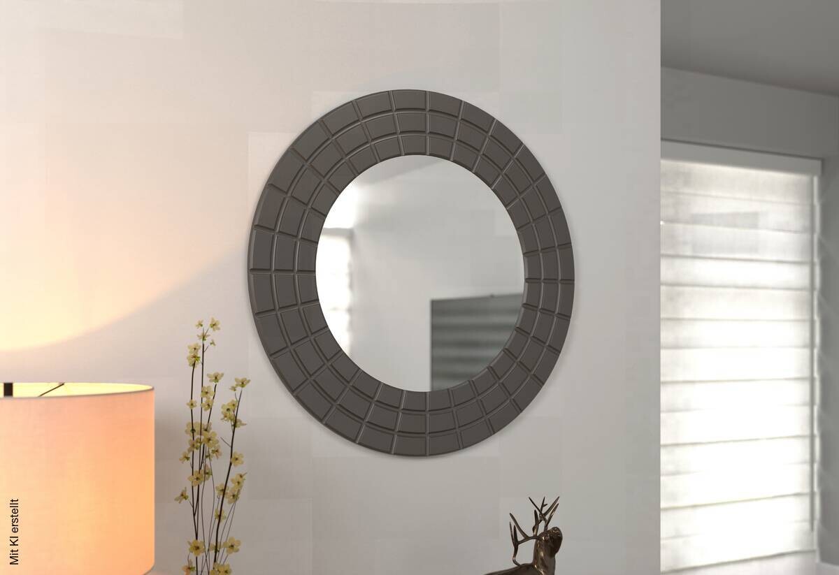 Rahmenspiegel Fusion bronze Optik D: ca. 67 cm