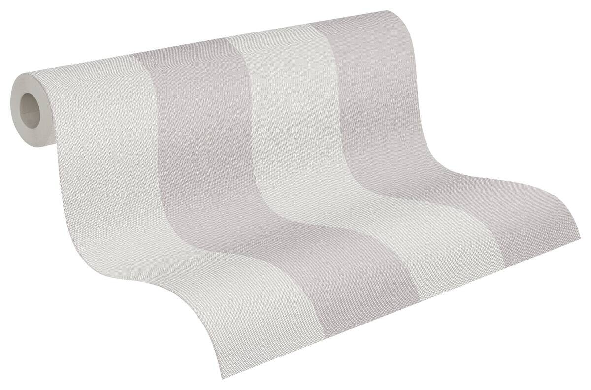 A.S.Creation Vliestapete grau creme B/H/D: ca. 53x1005x9,8 cm