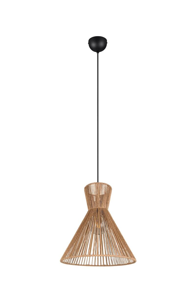 Reality Pendelleuchte schwarz Metall H: ca. 150 cm E27 1 Brennstellen