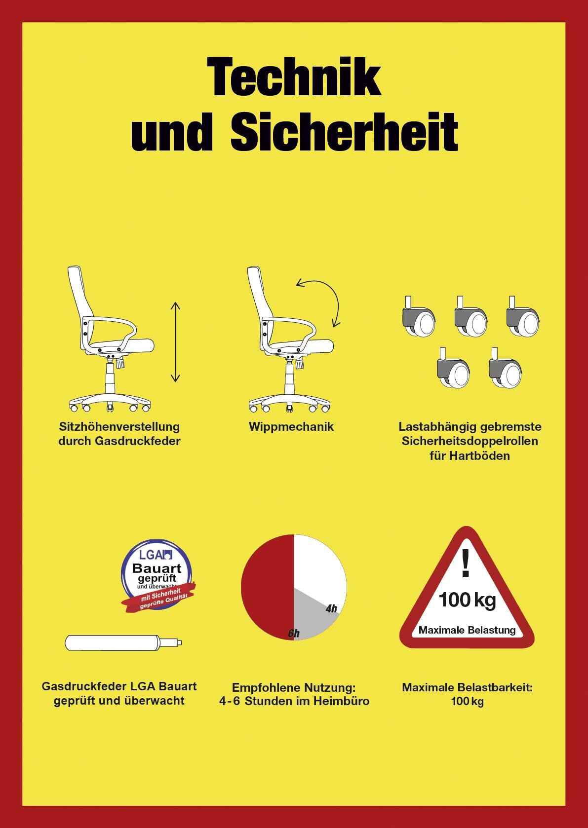 Drehstuhl Cassidy weiß