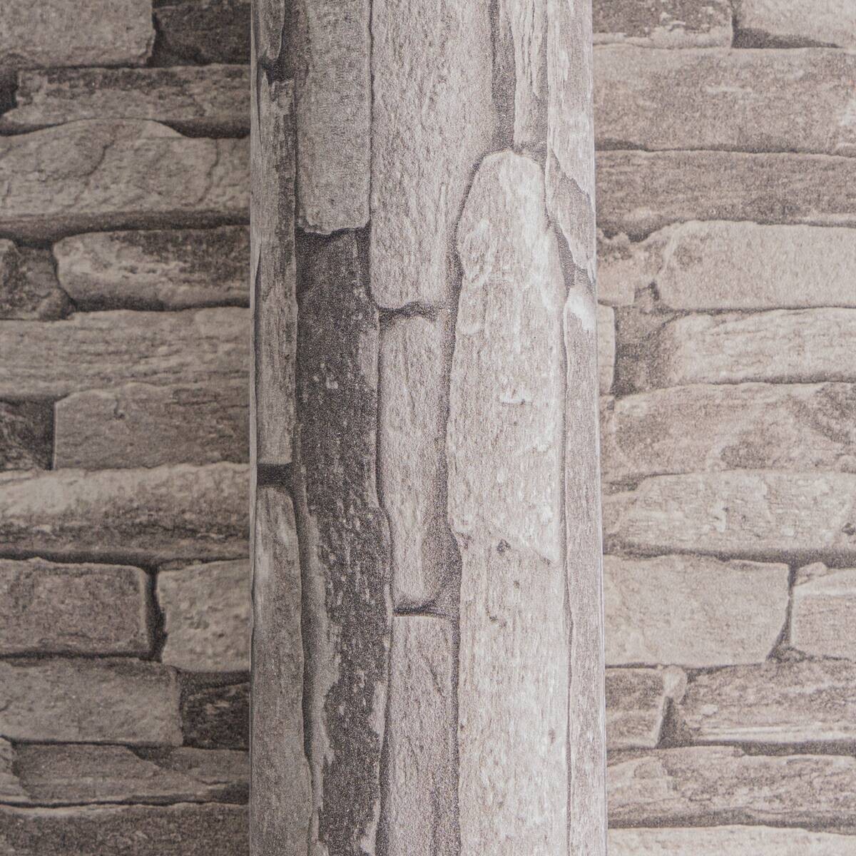 A.S.Creation Vliestapete schwarz grau creme B/H/D: ca. 53x1005x9,3 cm