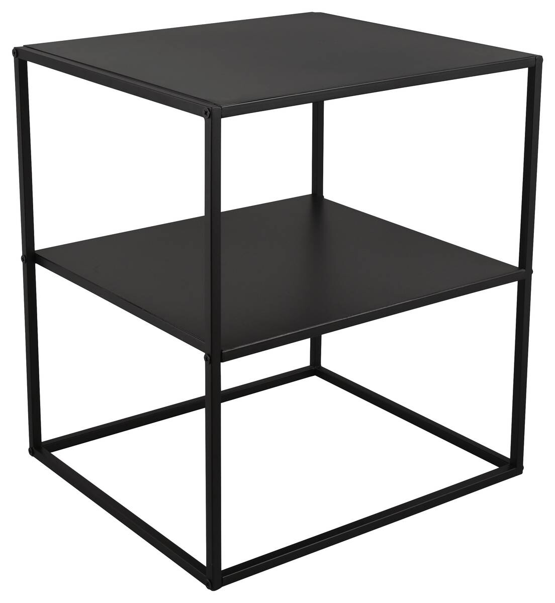 Beistelltisch Chloe schwarz lackiert Metall B/H/T: ca. 40x51x45 cm