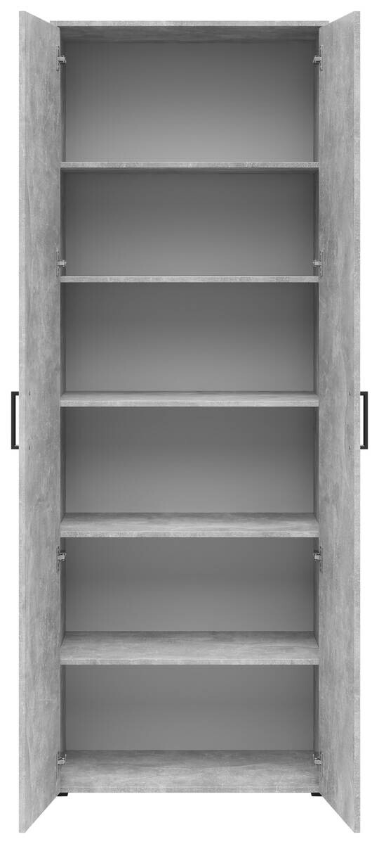 Schrank Multi-Stauraum Typ 52 Beton Optik B/H/T: ca. 70x195x40 cm