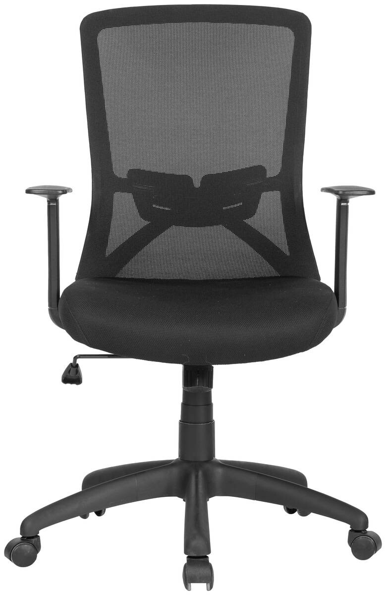 Chefsessel LONG schwarz schwarz schwarz Mesh Webstoff Kunststoff