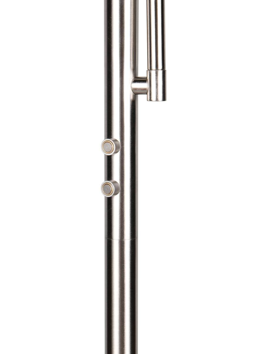 Reality Stehlampe Palermo nickel matt Metall H: ca. 183 cm 1 Brennstellen