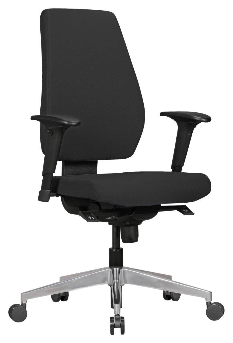 Drehstuhl schwarz Stoff