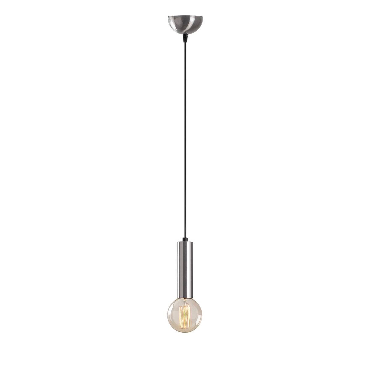 Opviq Pendelleuchte silber B/H/T: ca. 4x111x4 cm E27 1 Brennstellen