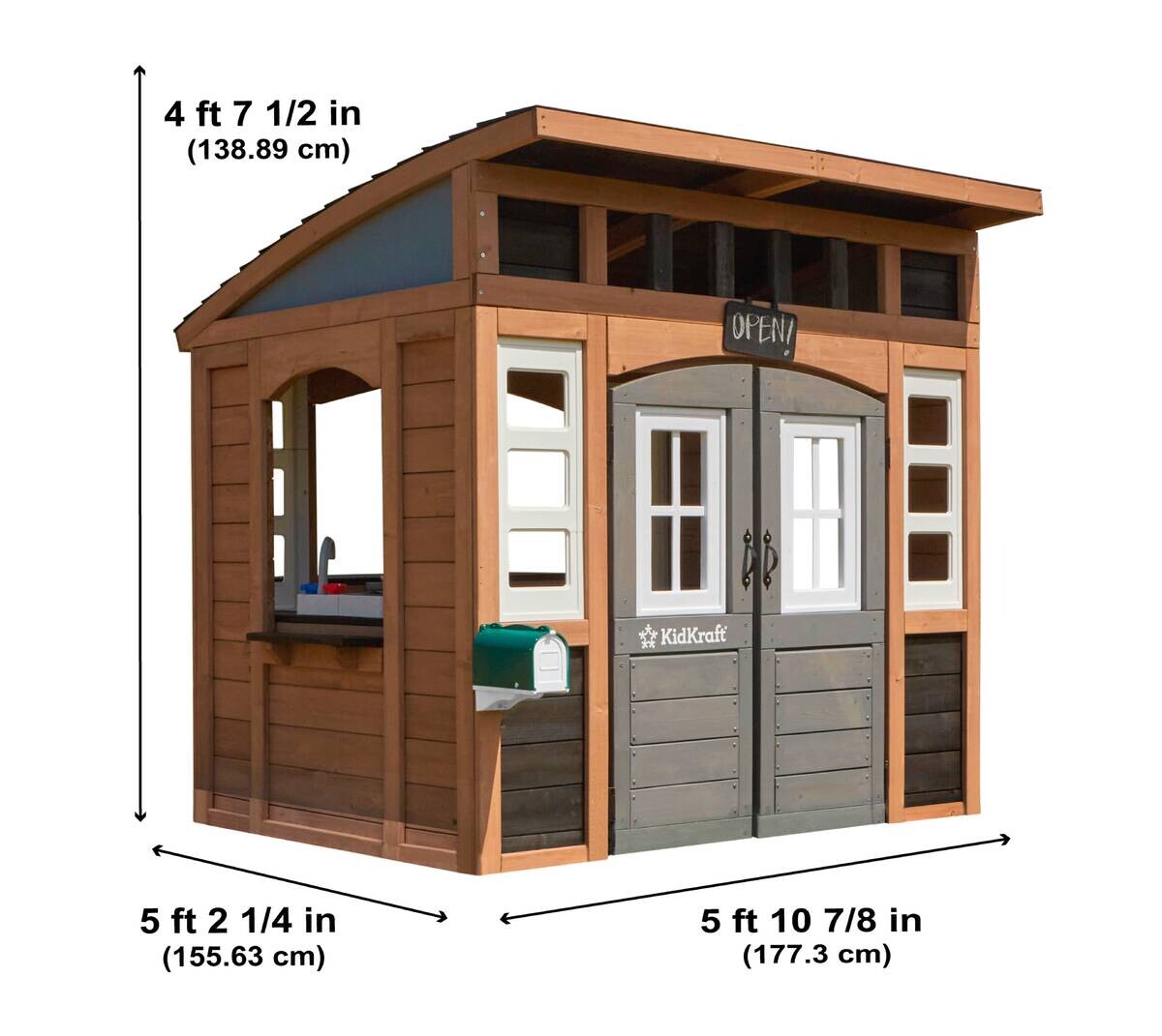 Zwerkules Spielhaus Trolli natur B/H/L: ca. 177x139x156 cm