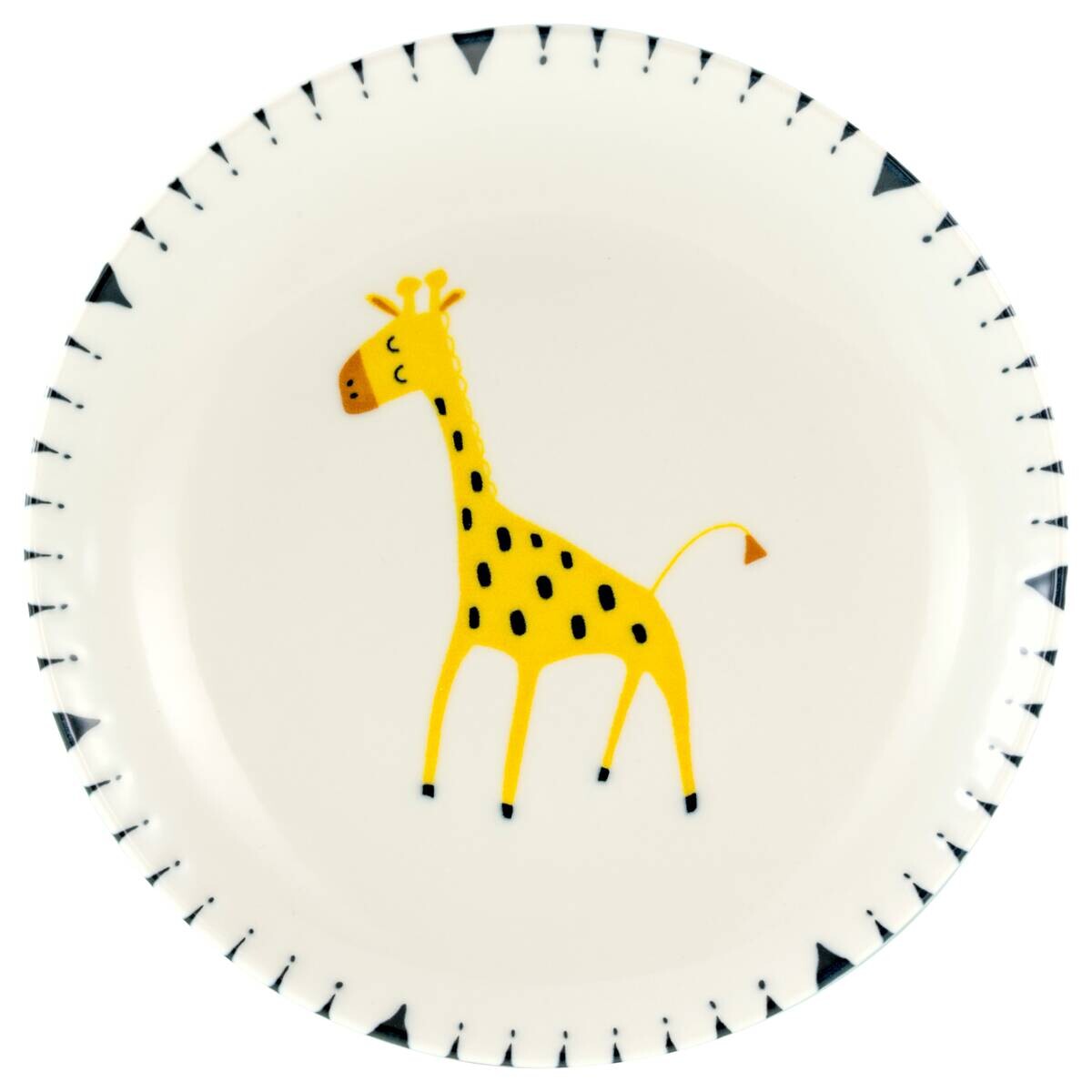 CreaTable Tellerset Safari mehrfarbig Steinzeug D: ca. 21 cm
